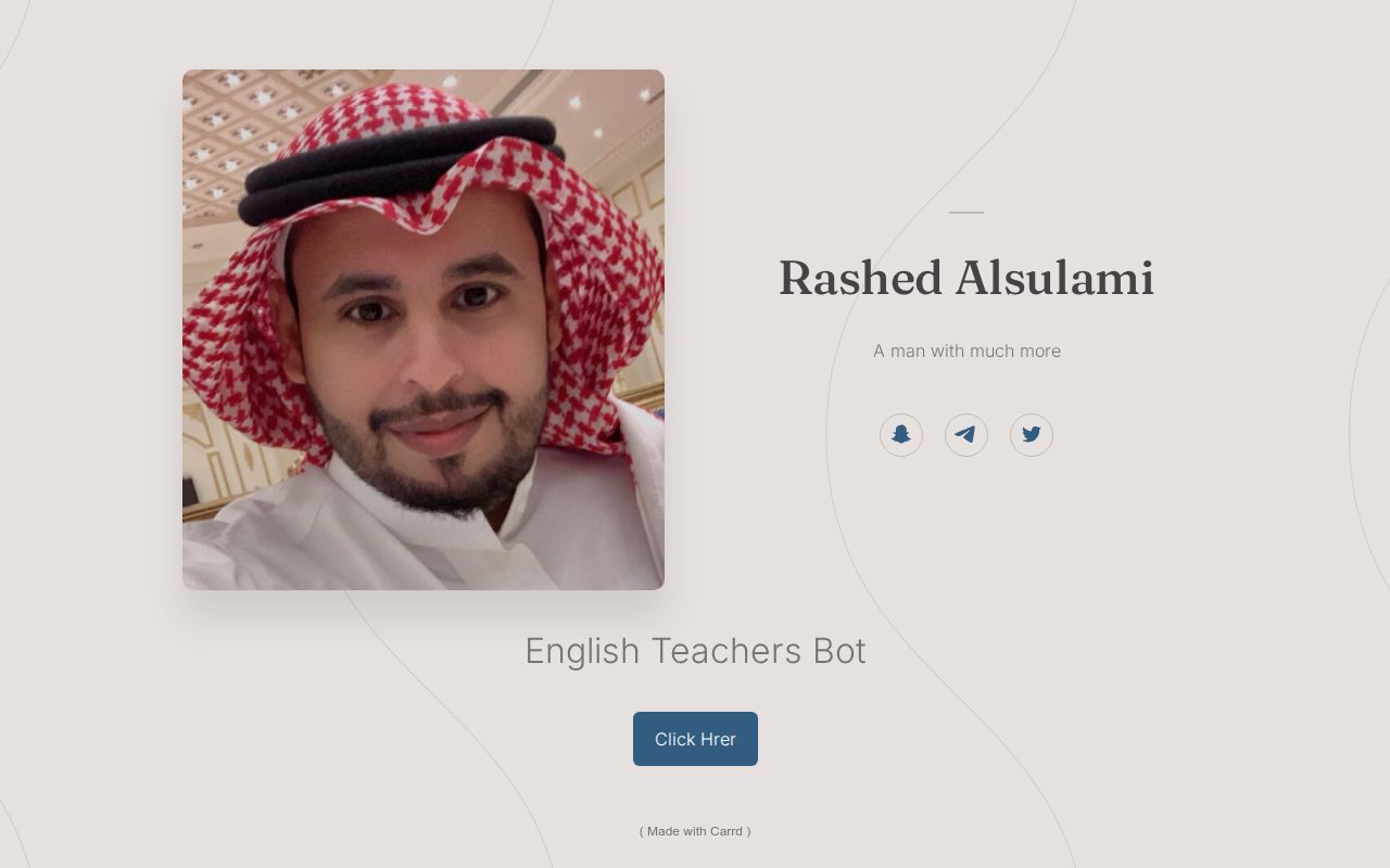 Carrd profile picture for @rashed